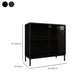 Contemporary Metal China Cabinet Glass Doors Display Cabinet with Doors