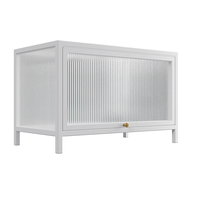 Curio Curio Curio Curio Porte in vetro Armadio in metallo con porte