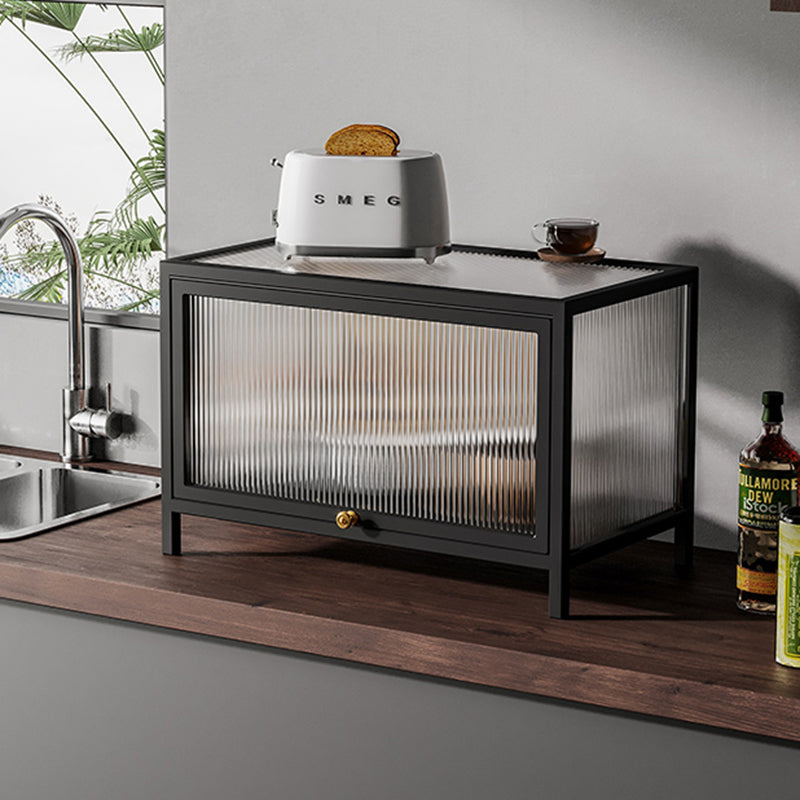 Curio Curio Curio Curio Porte in vetro Armadio in metallo con porte