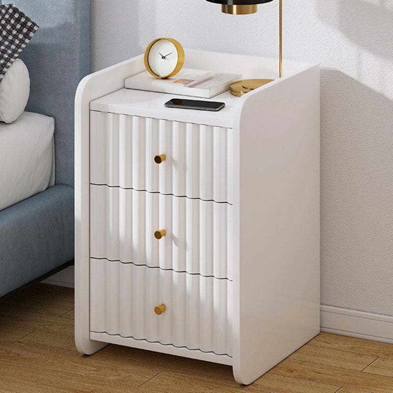 コンテンポラリーアクセントテーブルナイトスタンドアンティーク仕上げ引き出し引き出しベッドナイトスタンド