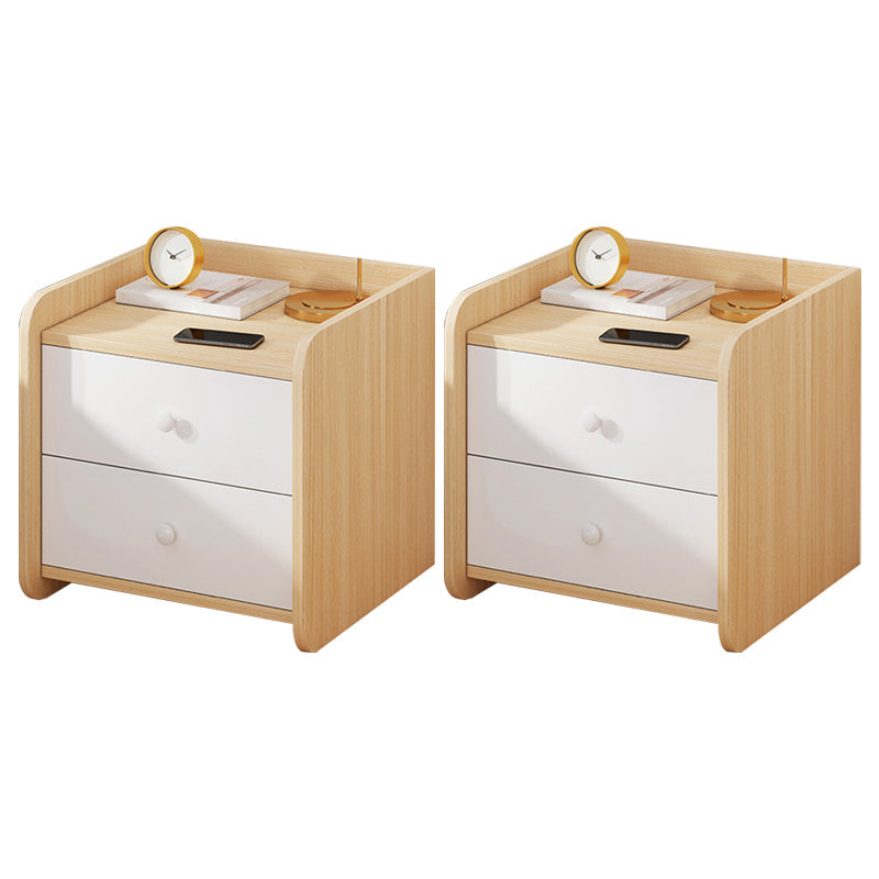 コンテンポラリーアクセントテーブルナイトスタンドアンティーク仕上げ引き出し引き出しベッドナイトスタンド