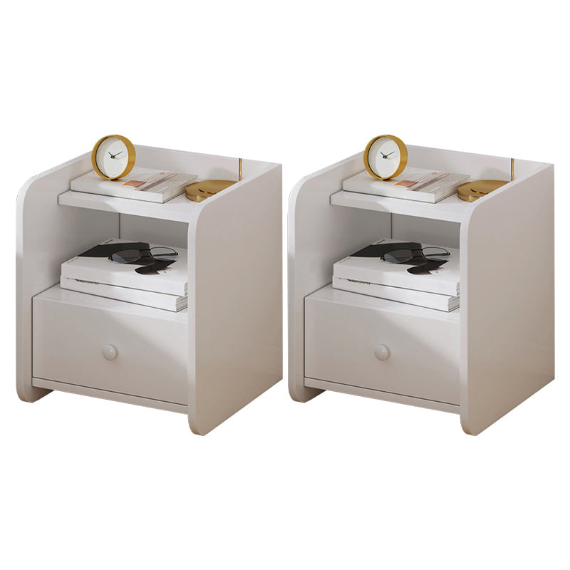 コンテンポラリーアクセントテーブルナイトスタンドアンティーク仕上げ引き出し引き出しベッドナイトスタンド