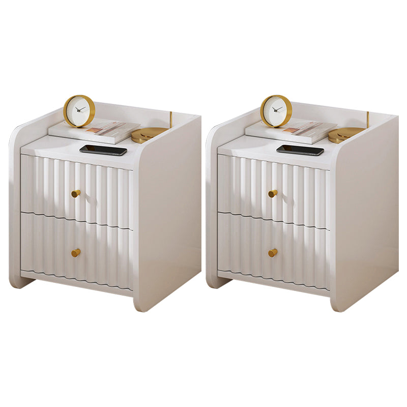 コンテンポラリーアクセントテーブルナイトスタンドアンティーク仕上げ引き出し引き出しベッドナイトスタンド