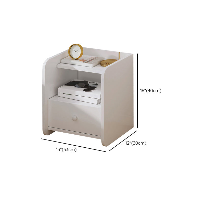 コンテンポラリーアクセントテーブルナイトスタンドアンティーク仕上げ引き出し引き出しベッドナイトスタンド