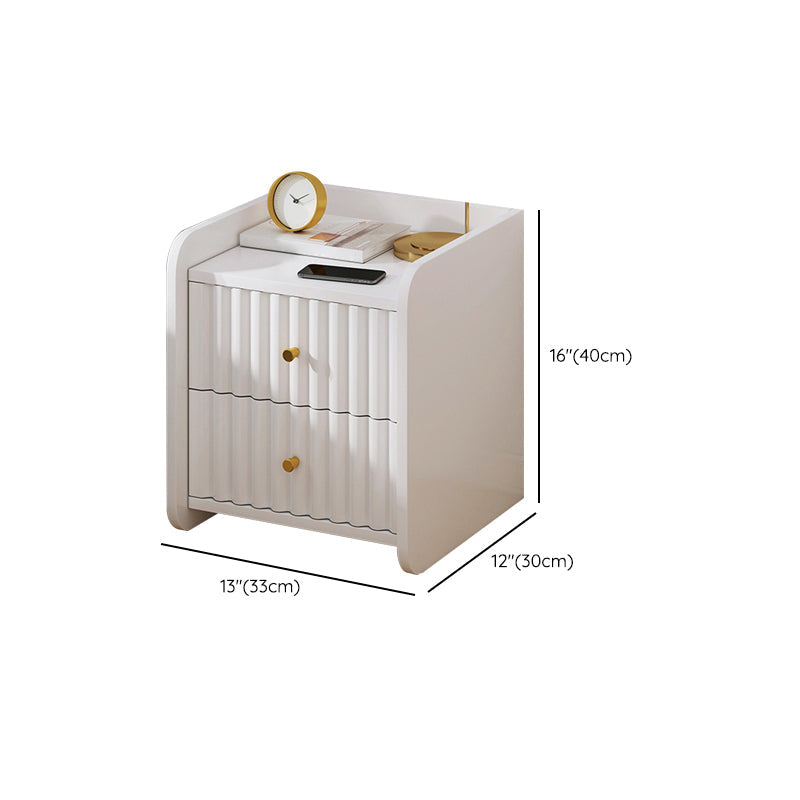 コンテンポラリーアクセントテーブルナイトスタンドアンティーク仕上げ引き出し引き出しベッドナイトスタンド