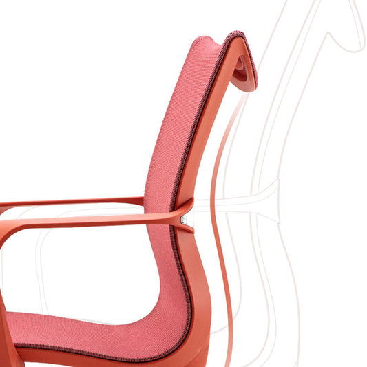 Ruedas de silla de tareas de armas fijas contemporáneas incluidas silla de escritorio para la oficina