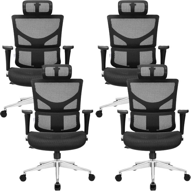 Silla moderna altura de asiento ajustable silla de oficina con ruedas