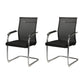 Modern Fixed Arms Office Chair Mesh-back Task Chair for Office