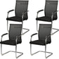 Modern Fixed Arms Office Chair Mesh-back Task Chair for Office
