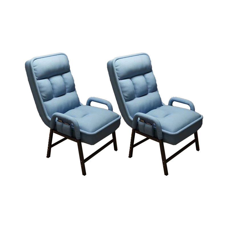 Eigentijdse armstoel verstelbare achterhoogte armstoel met gestoffeerd