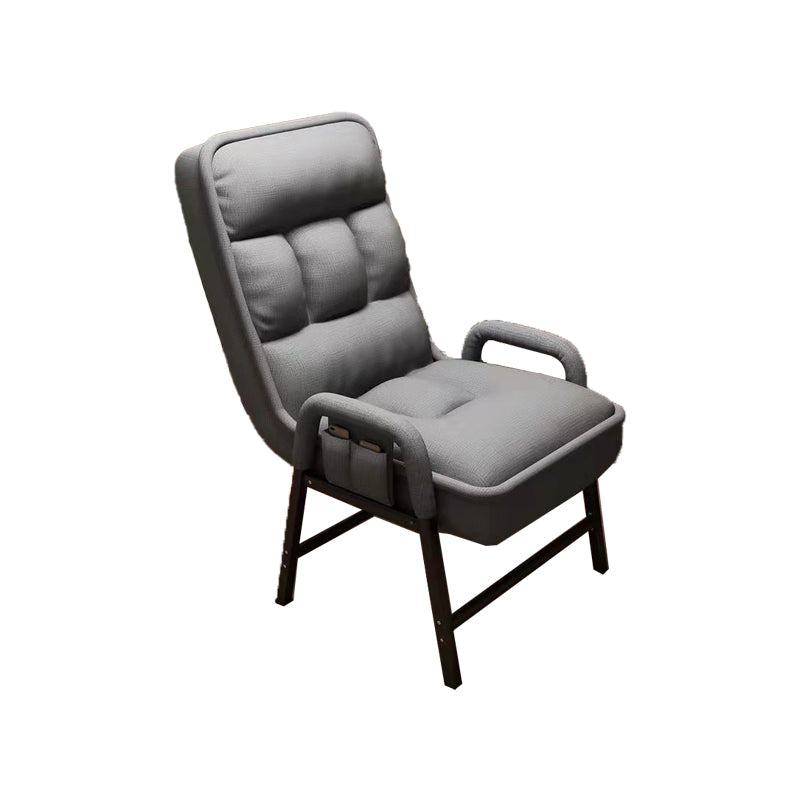 Eigentijdse armstoel verstelbare achterhoogte armstoel met gestoffeerd