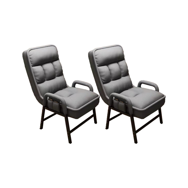 Eigentijdse armstoel verstelbare achterhoogte armstoel met gestoffeerd