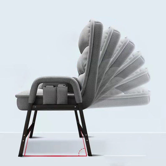 Silla de altura de altura trasera ajustable de la silla de brazo con tapicería