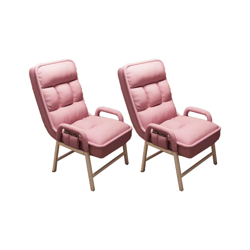 Eigentijdse armstoel verstelbare achterhoogte armstoel met gestoffeerd