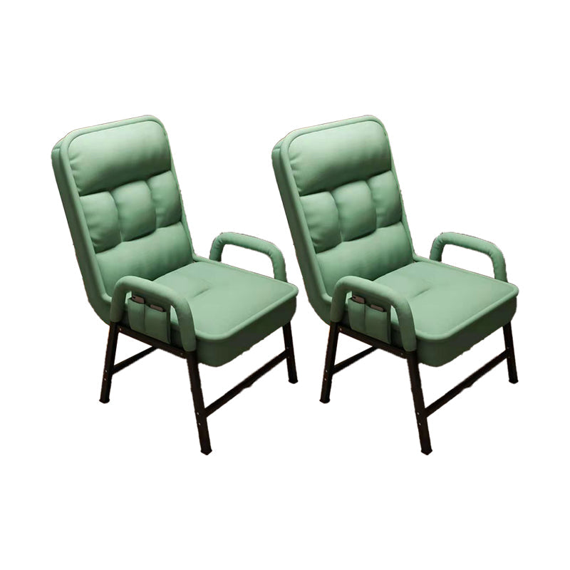 Eigentijdse armstoel verstelbare achterhoogte armstoel met gestoffeerd