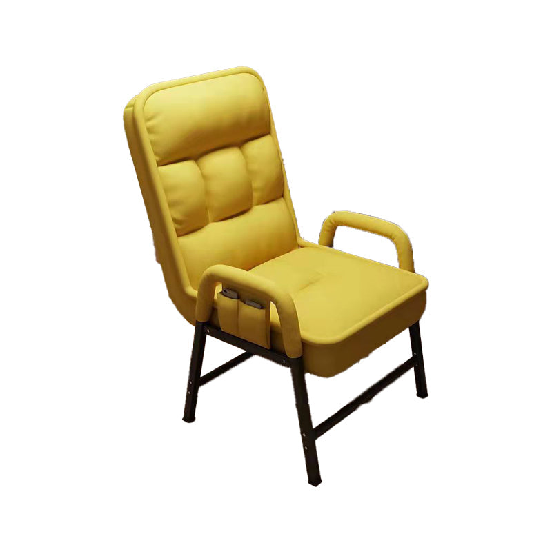 Eigentijdse armstoel verstelbare achterhoogte armstoel met gestoffeerd