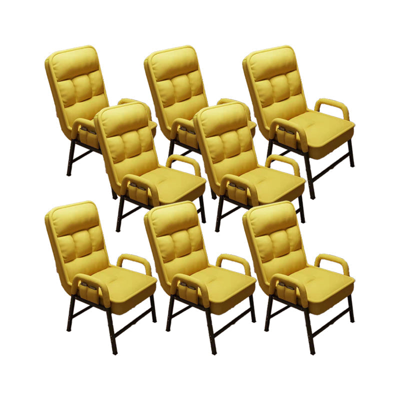 Eigentijdse armstoel verstelbare achterhoogte armstoel met gestoffeerd