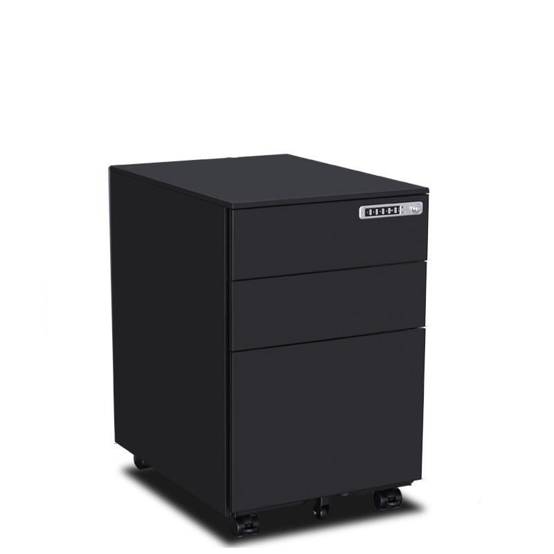 Archivo de archivos de acero contemporáneo Pedestal Pedestal Archiving con bloqueo y almacenamiento