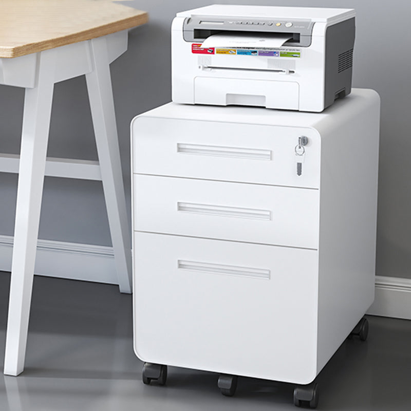 Archivo de archivos de acero contemporáneo Pedestal Pedestal Archiving con bloqueo y almacenamiento