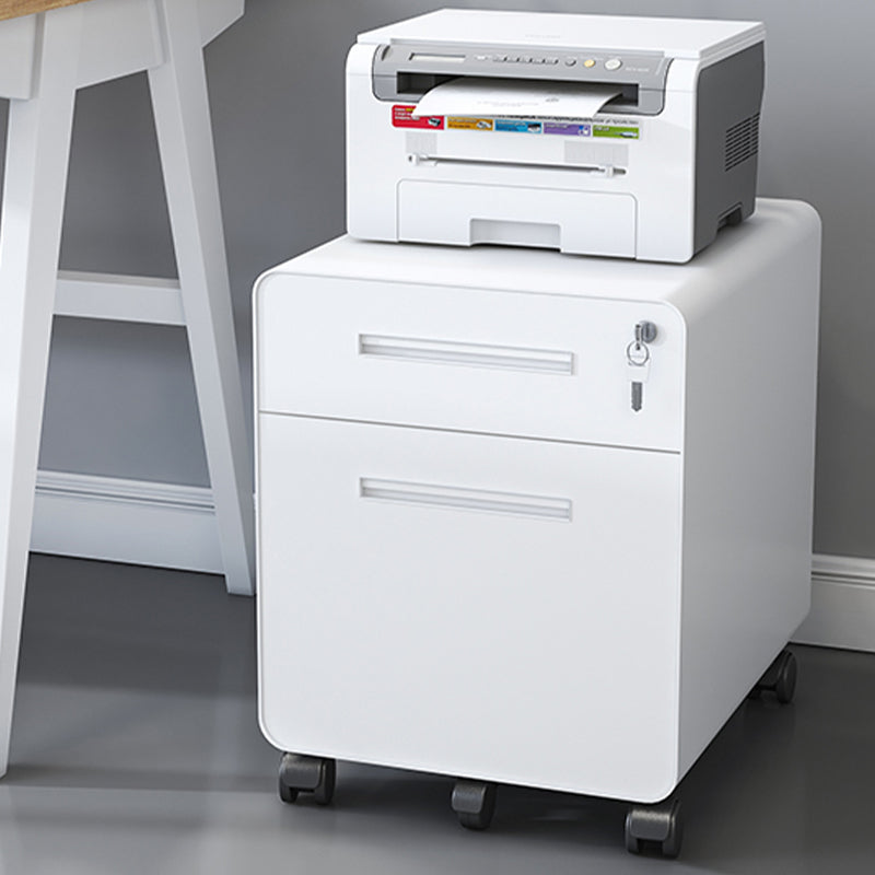 Archivo de archivos de acero contemporáneo Pedestal Pedestal Archiving con bloqueo y almacenamiento