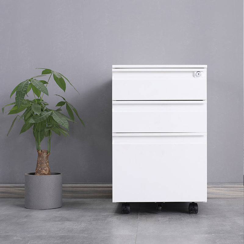 Archivo de archivos de acero contemporáneo Pedestal Pedestal Archiving con bloqueo y almacenamiento