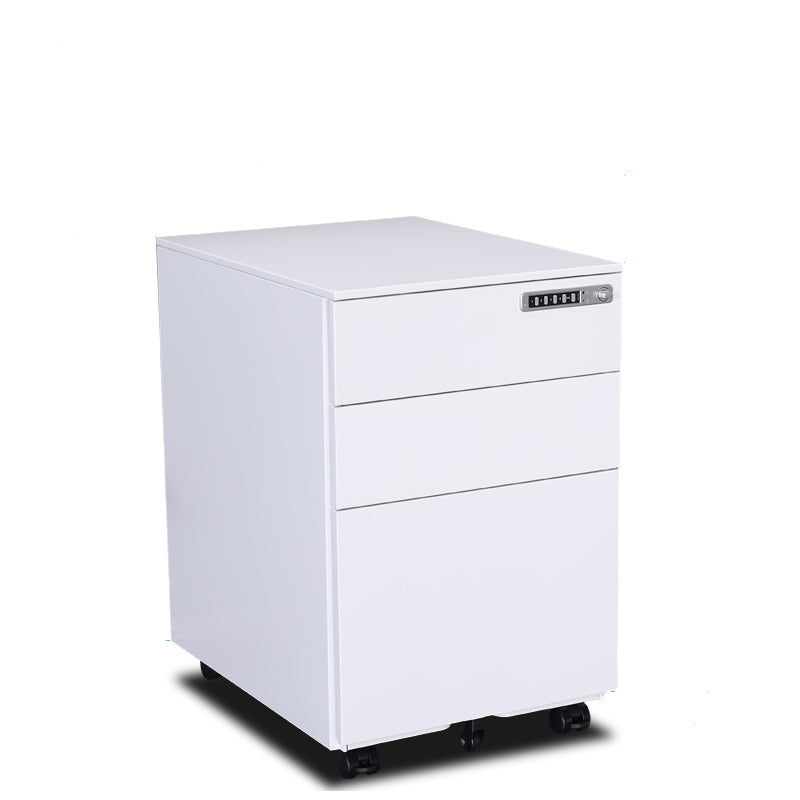 Archivo de archivos de acero contemporáneo Pedestal Pedestal Archiving con bloqueo y almacenamiento