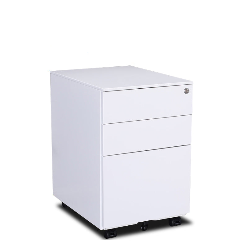 Archivo de archivos de acero contemporáneo Pedestal Pedestal Archiving con bloqueo y almacenamiento