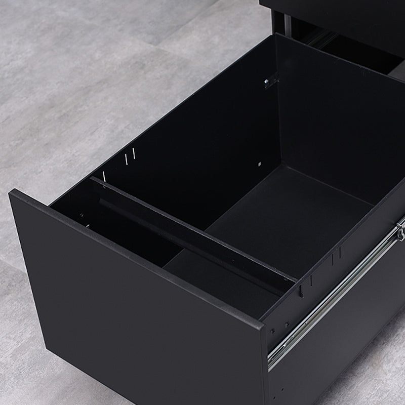 Archivo de archivos de acero contemporáneo Pedestal Pedestal Archiving con bloqueo y almacenamiento