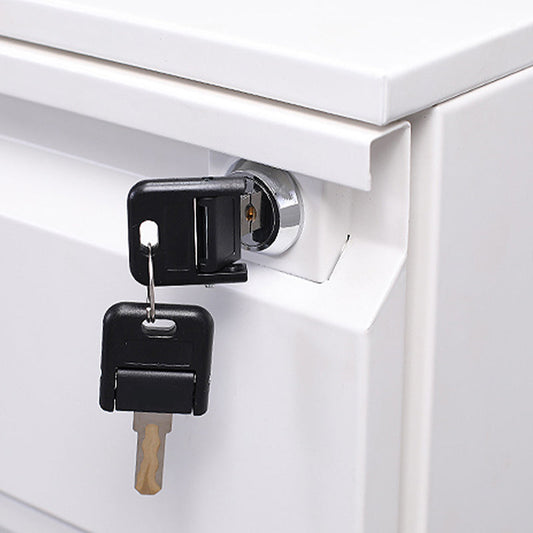 Archivo de archivos de acero contemporáneo Pedestal Pedestal Archiving con bloqueo y almacenamiento