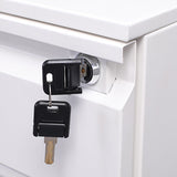 Archivo de archivos de acero contemporáneo Pedestal Pedestal Archiving con bloqueo y almacenamiento