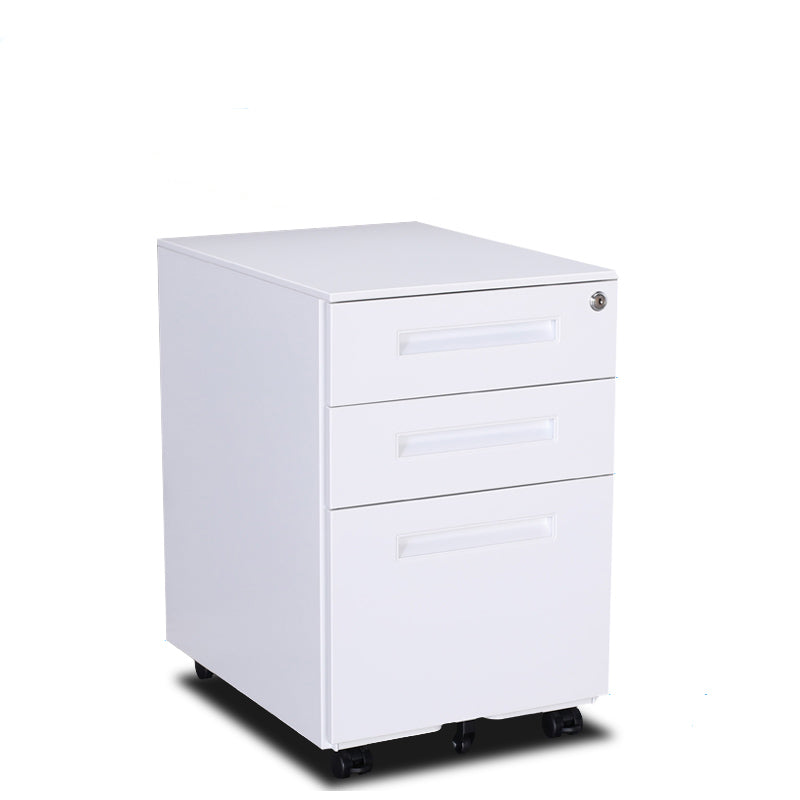 Archivo de archivos de acero contemporáneo Pedestal Pedestal Archiving con bloqueo y almacenamiento