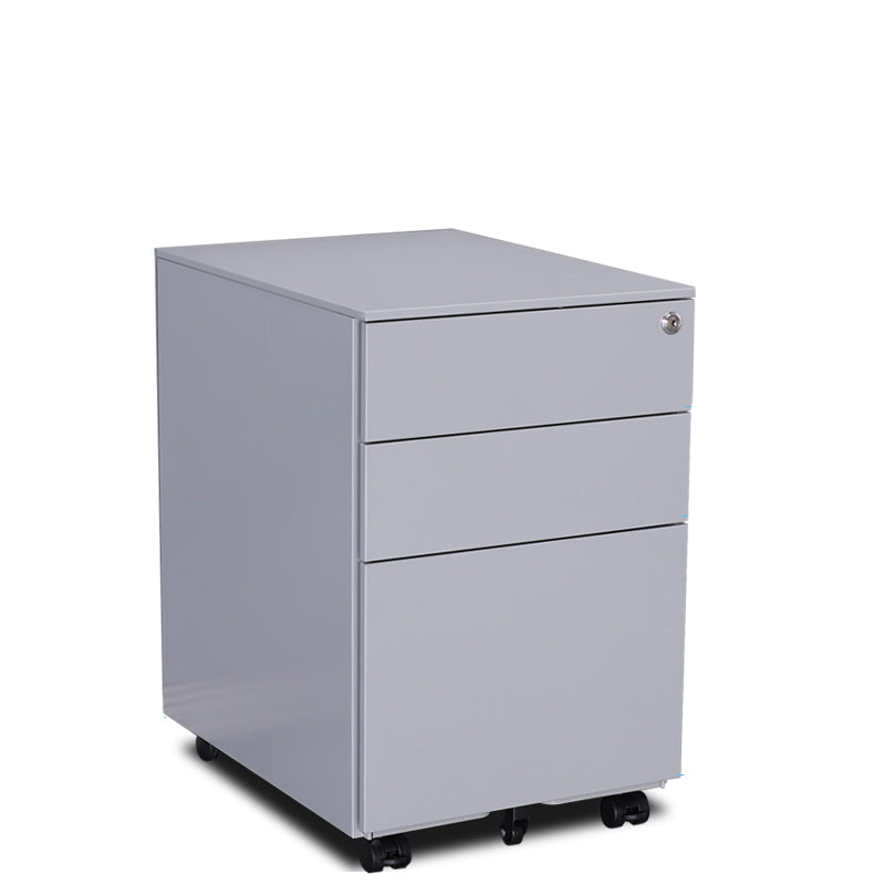 Archivo de archivos de acero contemporáneo Pedestal Pedestal Archiving con bloqueo y almacenamiento