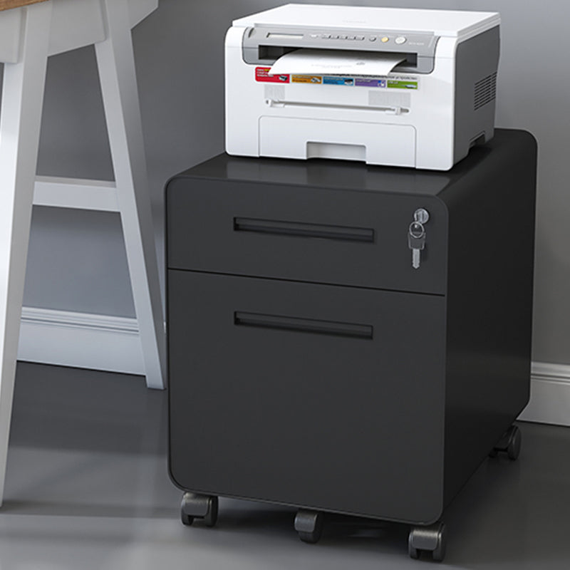 Archivo de archivos de acero contemporáneo Pedestal Pedestal Archiving con bloqueo y almacenamiento