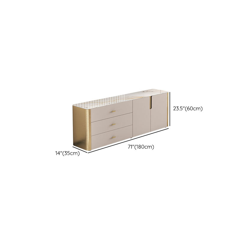 13.65-inch W Classic Glam Storage Chest Stone Storage Chest Dresser Clearhalo 'Bedroom Furniture' 'Dressers & Chests' 'dressers_chests' 'furn' 'furn_dressers_chests' 'Furniture' 6730464