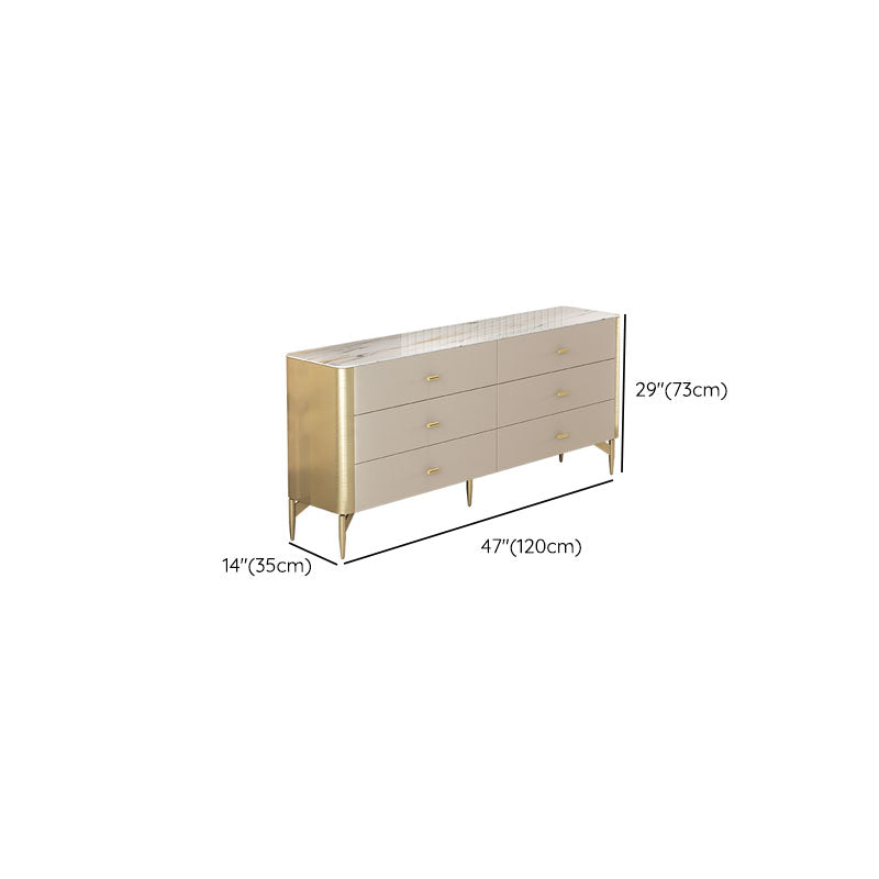 13.65-inch W Classic Glam Storage Chest Stone Storage Chest Dresser Clearhalo 'Bedroom Furniture' 'Dressers & Chests' 'dressers_chests' 'furn' 'furn_dressers_chests' 'Furniture' 6730465