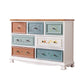 Nautical Bedroom Wooden Storage Chest Horizontal Chest with Drawers 53"L x 14"W x 30"H White Clearhalo 'Bedroom Furniture' 'Dressers & Chests' 'dressers_chests' 'furn' 'furn_dressers_chests' 'Furniture' 6730505