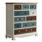 Nautical Bedroom Wooden Storage Chest Horizontal Chest with Drawers 47"L x 14"W x 34"H White Clearhalo 'Bedroom Furniture' 'Dressers & Chests' 'dressers_chests' 'furn' 'furn_dressers_chests' 'Furniture' 6730506