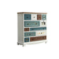 Nautical Bedroom Wooden Storage Chest Horizontal Chest with Drawers 41"L x 16"W x 43"H White Clearhalo 'Bedroom Furniture' 'Dressers & Chests' 'dressers_chests' 'furn' 'furn_dressers_chests' 'Furniture' 6730528