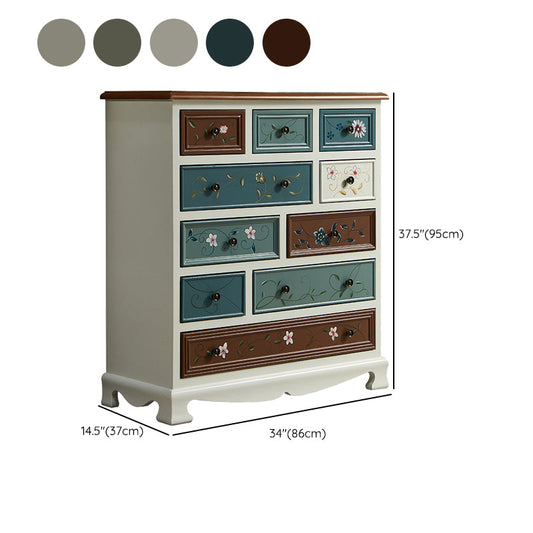 Nautical Bedroom Wooden Storage Chest Horizontal Chest with Drawers Clearhalo 'Bedroom Furniture' 'Dressers & Chests' 'dressers_chests' 'furn' 'furn_dressers_chests' 'Furniture' 6730532