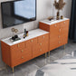 Commode de rangement en pierre Glam classique de 15,6 pouces de largeur avec 5/6/7/9 tiroirs
