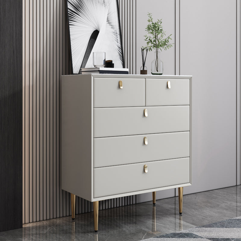 Commode de rangement en pierre Glam classique de 15,6 pouces de largeur avec 5/6/7/9 tiroirs