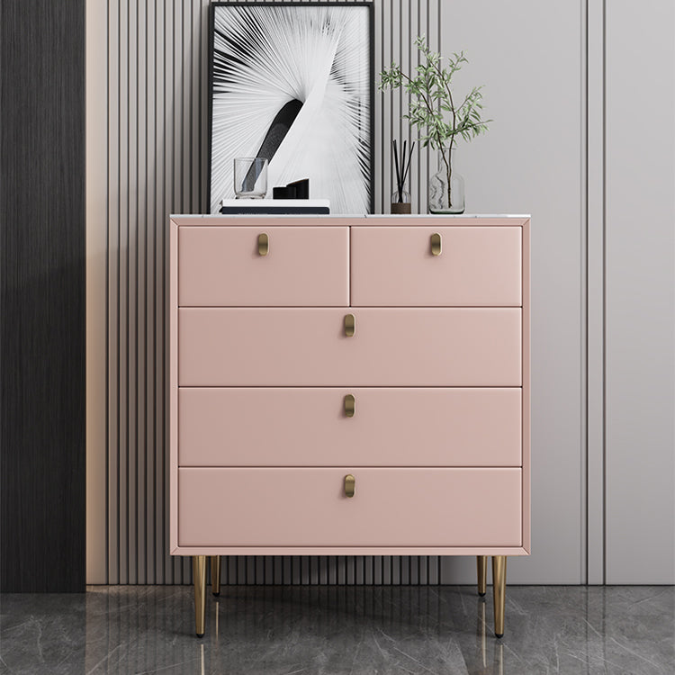 Commode de rangement en pierre Glam classique de 15,6 pouces de largeur avec 5/6/7/9 tiroirs