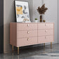 Commode de rangement en pierre Glam classique de 15,6 pouces de largeur avec 5/6/7/9 tiroirs