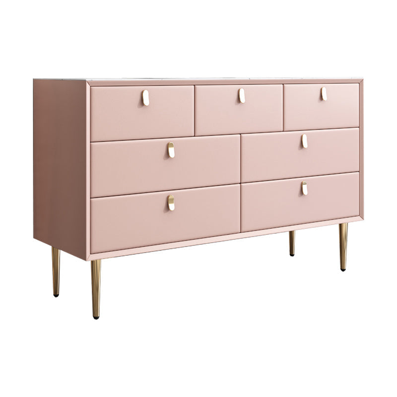 Commode de rangement en pierre Glam classique de 15,6 pouces de largeur avec 5/6/7/9 tiroirs