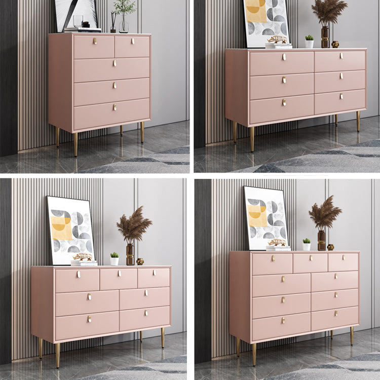 Commode de rangement en pierre Glam classique de 15,6 pouces de largeur avec 5/6/7/9 tiroirs