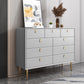 15.6-inch W Storage Chest Classic Glam Dresser with 5/6/7/9 Drawers