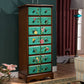 Coffre de rangement vertical en bois côtier pour lingerie, pour chambre à coucher