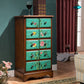 Coffre de rangement vertical en bois côtier pour lingerie, pour chambre à coucher