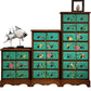 Coffre de rangement vertical en bois côtier pour lingerie, pour chambre à coucher