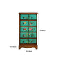 Coffre de rangement vertical en bois côtier pour lingerie, pour chambre à coucher